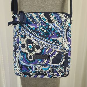 Vera Bradley Blue and Purple Crossbody Bag